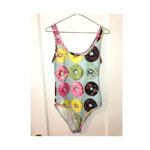 Donut print bodysuit! So cute!